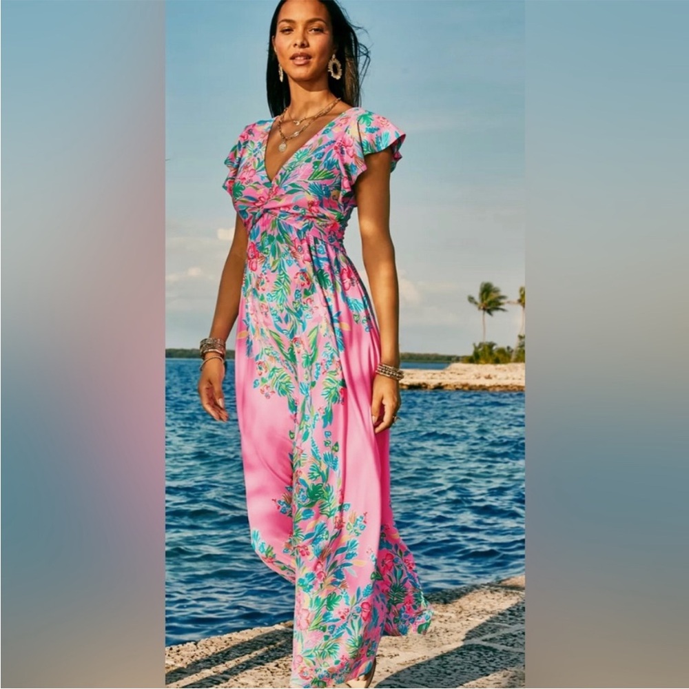 New with Tags Lilly Pulitzer Verona Flutter Sleeve size 12